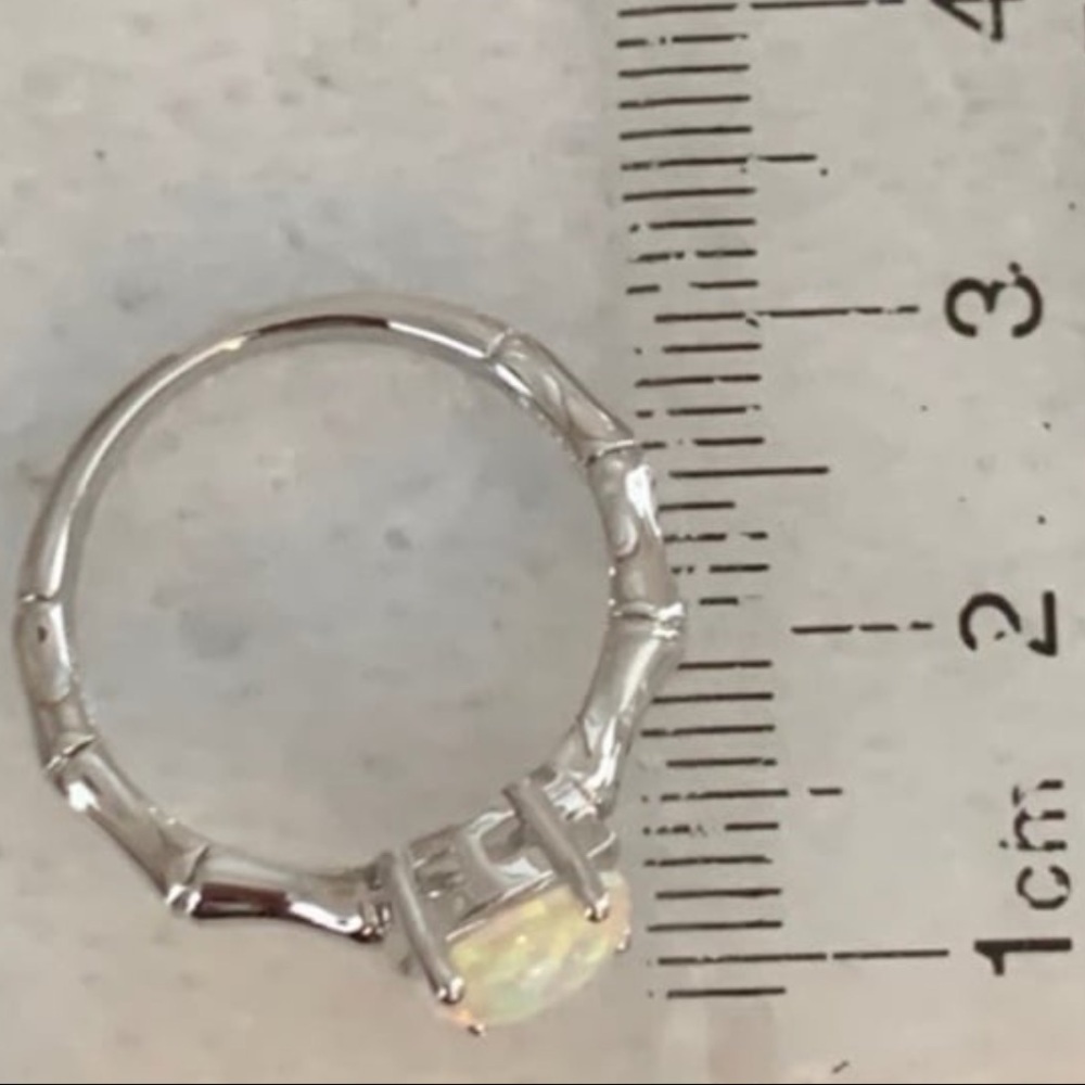 Silver Bamboo Opal Pendant Ring Size 7

Brand New - Picture 5 of 5